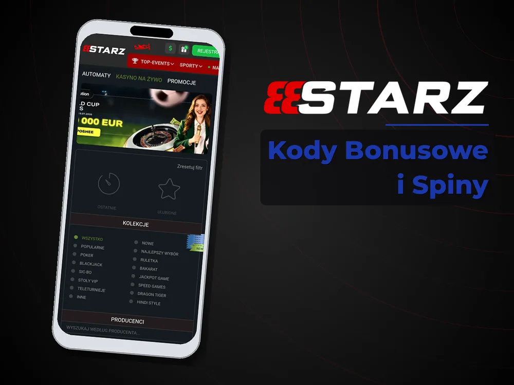 888starz - Kody Bonusowe i Spiny