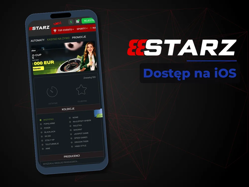 888starz - Dostęp na iOS