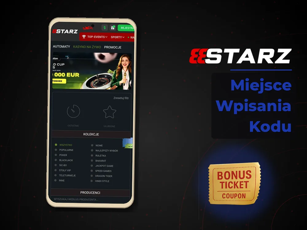 888starz - Miejsce Wpisania Kodu