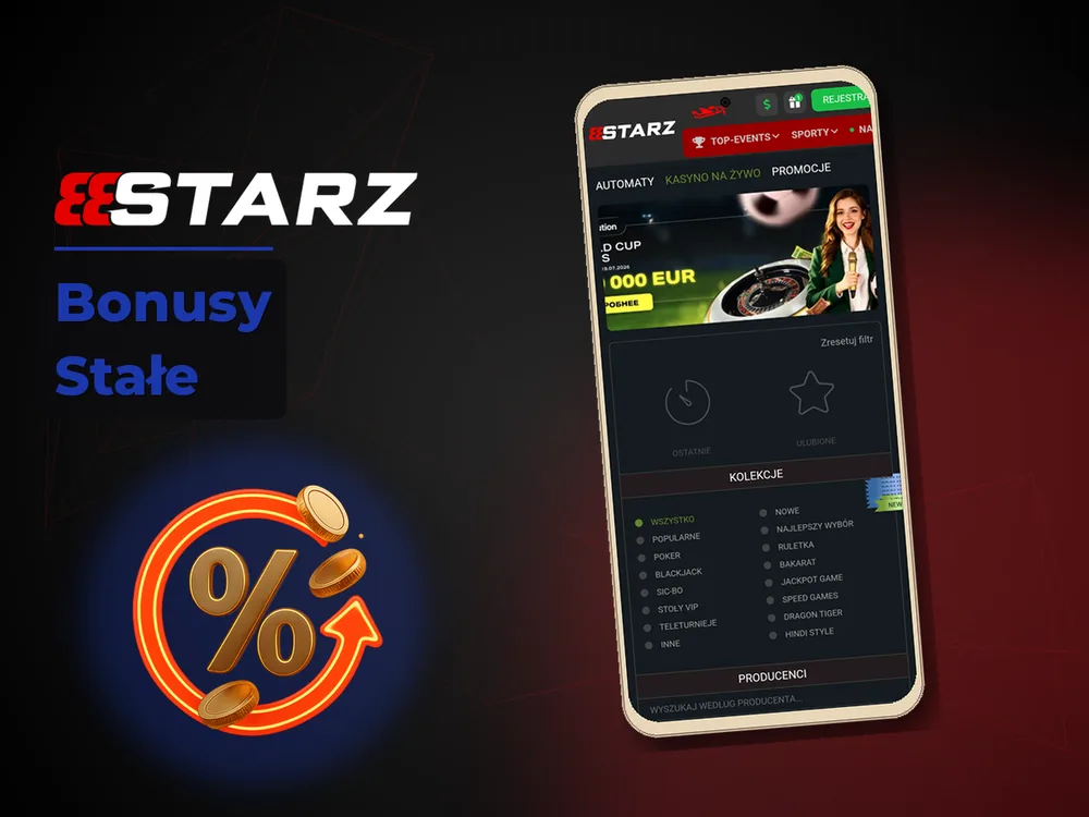 888starz - Bonusy Stałe