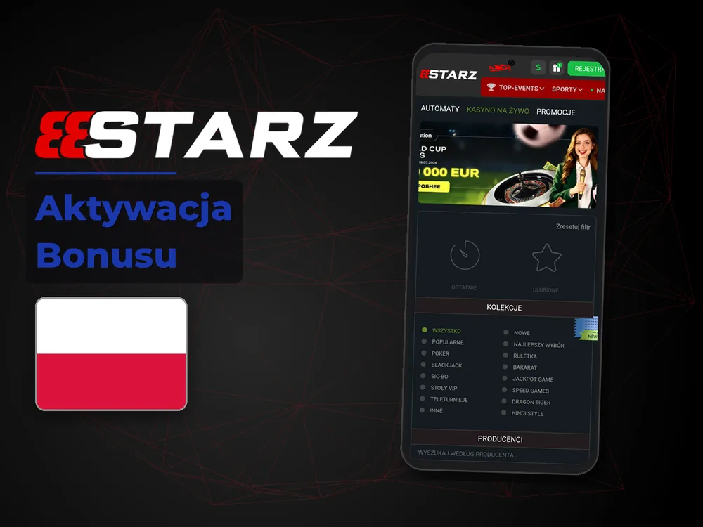 888starz - Aktywacja Bonusu
